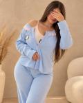 Pyjama Femme 3 Pièces en Coton – Hello Kitty