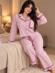 Pink Elegance Pyjama Femme avec Boîte – Élégant & Raffiné